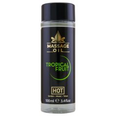 HOT - óleo de massagem corporal - frutas tropicais - 100ml
