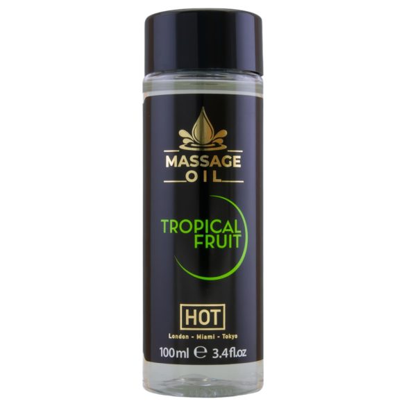 HOT - óleo de massagem corporal - frutas tropicais - 100ml