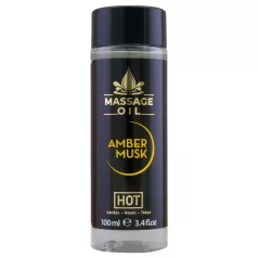   HOT - óleo de massagem corporal - âmbar e almíscar (100ml)