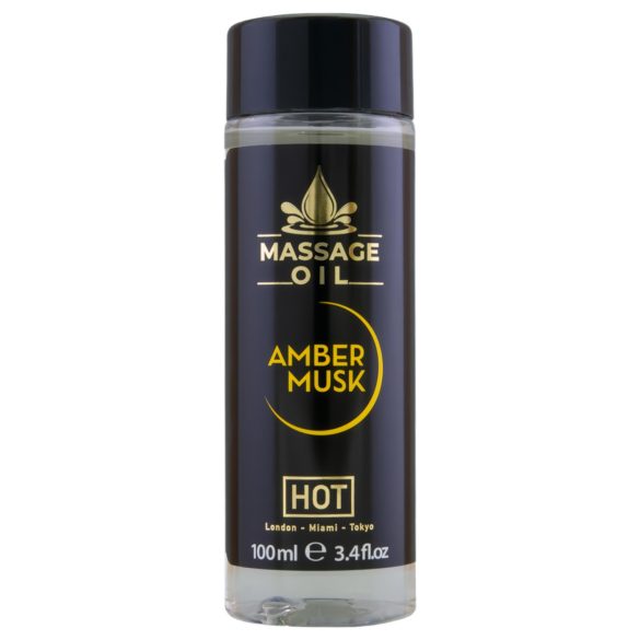 Óleo de massagem HOT - âmbar e almíscar (100ml)