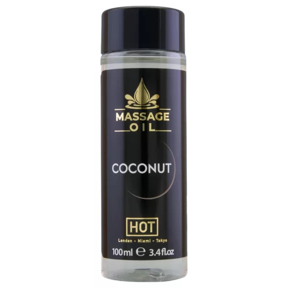 HOT - óleo de massagem corporal - coco - 100ml