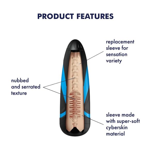 Satisfyer - masturbador sleeve de substituição Tornado Bliss