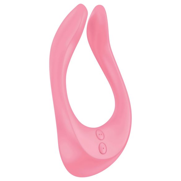 Satisfyer Endless Joy - vibrador casal recarregável - silicone rosa