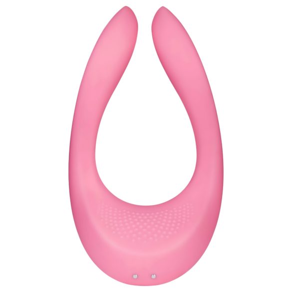 Satisfyer Endless Joy - vibrador casal recarregável - silicone rosa