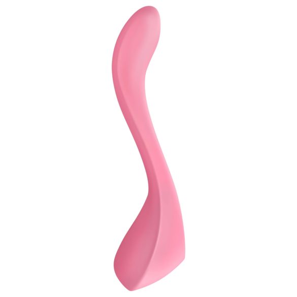 Satisfyer Endless Joy - vibrador casal recarregável - silicone rosa