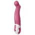 Satisfyer Petting Hippo - vibrador recarregável à prova d’água - silicone rosa