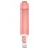Satisfyer Master - vibrador recarregável à prova d'água - cor natural
