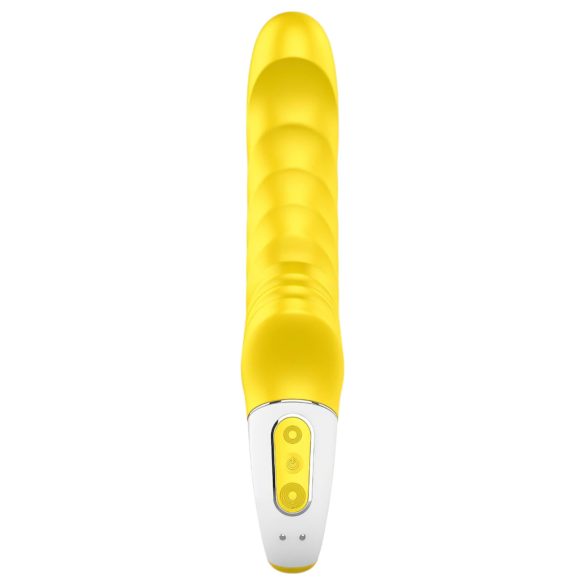 Satisfyer Yummy Sunshine - vibrador ponto G à prova d'água - amarelo