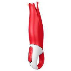   Satisfyer Power Flower - vibrador recarregável à prova d'água - vermelho