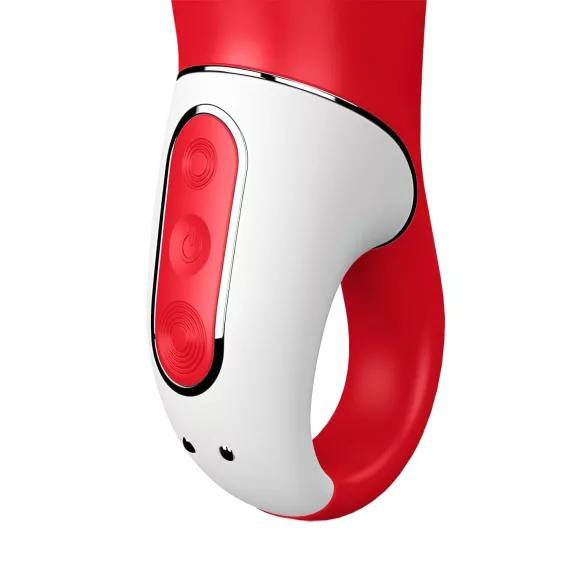 Satisfyer Power Flower - vibrador recarregável à prova d'água - vermelho