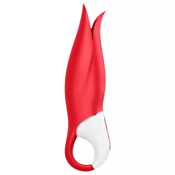 Satisfyer Power Flower - vibrador recarregável à prova d'água - vermelho