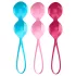 Satisfyer V Balls - bolas de pompoarismo - kit duplo - 3 peças