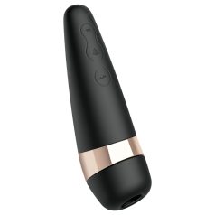   Satisfyer Pro 3+ - vibrador de sucção clitóris recarregável à prova d'água preto