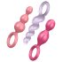 Satisfyer - plug anal set - multicolor silicone (3 peças)