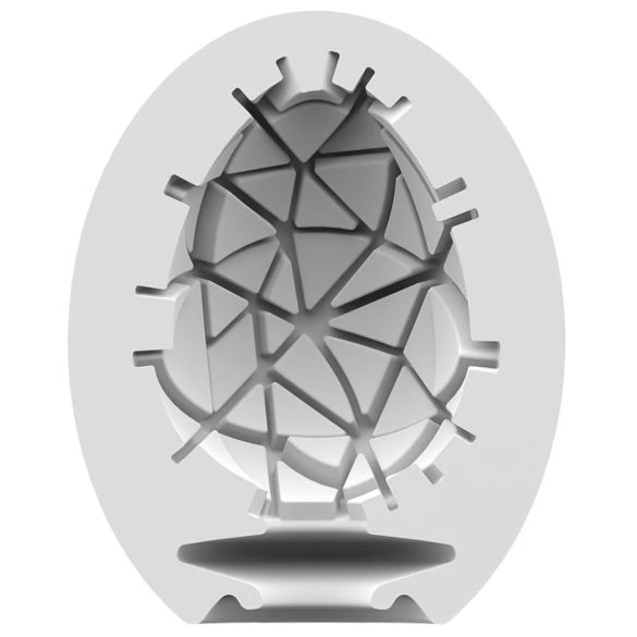 Satisfyer Egg Crunchy - masturbador masculino tipo ovo - 1 unidade