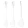 Satisfyer Yoni Power 1 - kit de bolas de pompoarismo - branco 3 peças