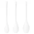 Satisfyer Yoni Power 1 - kit de bolas de pompoarismo - branco 3 peças