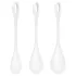 Satisfyer Yoni Power 1 - kit de bolas de pompoarismo - branco 3 peças