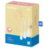 Satisfyer Yoni Power 1 - kit de bolas de pompoarismo - branco 3 peças