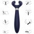Satisfyer Endless Fun - vibrador casal recarregável à prova d'água azul