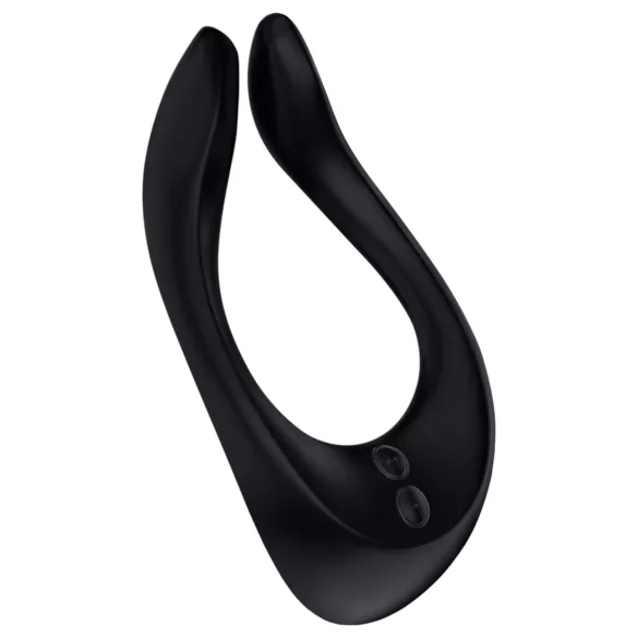 Satisfyer Endless Joy - vibrador casal recarregável à prova d'água - preto