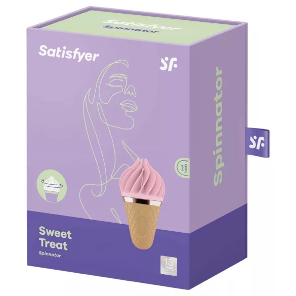 Satisfyer Sweet Treat - vibrador clitóris rotativo recarregável