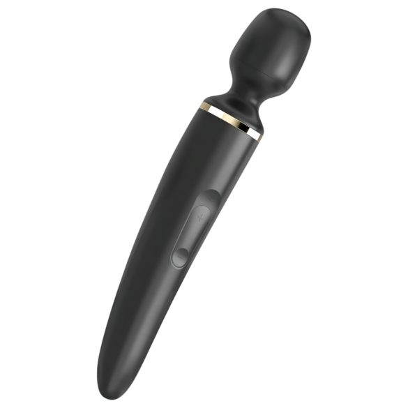 Satisfyer Wand-er Woman - vibrador massageador à prova d'água - preto