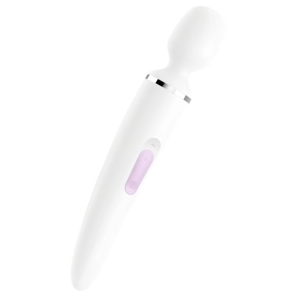 Satisfyer Wand-er Woman - massageador vibratório à prova d’água (branco)