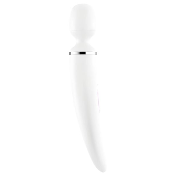 Satisfyer Wand-er Woman - massageador vibratório à prova d’água (branco)