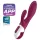 Satisfyer Heated Affair - vibrador clitóris com aquecimento - silicone vermelho
