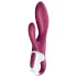 Satisfyer Heated Affair - vibrador clitóris com aquecimento - silicone vermelho