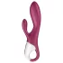 Satisfyer Heated Affair - vibrador clitóris com aquecimento - silicone vermelho