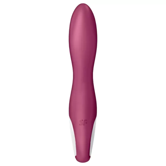 Satisfyer Heated Affair - vibrador clitóris com aquecimento - silicone vermelho