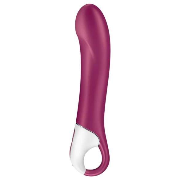 Satisfyer Big Heat - vibrador ponto G aquecido recarregável vermelho