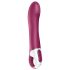 Satisfyer Big Heat - vibrador ponto G aquecido recarregável vermelho