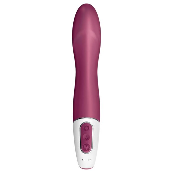 Satisfyer Big Heat - vibrador ponto G aquecido recarregável vermelho