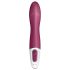 Satisfyer Big Heat - vibrador ponto G aquecido recarregável vermelho