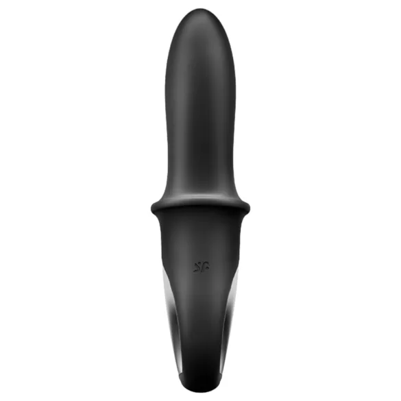 Satisfyer Hot Passion - vibrador anal aquecedor inteligente - silicone preto