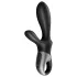 Satisfyer Heat Climax+ - vibrador anal aquecedor inteligente - silicone preto