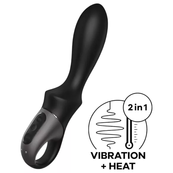 Satisfyer Heat Climax - Vibrador anal aquecido controlado por app (preto)