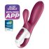 Satisfyer Hot Bunny - vibrador clitoriano com aquecimento e braço