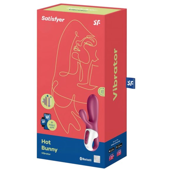 Satisfyer Hot Bunny - vibrador clitoriano com aquecimento e braço