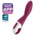 Satisfyer Heated Thrill - vibrador aquecido inteligente - vermelho