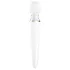 Satisfyer Double Wand-er - Vibrador massageador com controlo por app (branco)