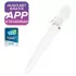 Satisfyer Double Wand-er - Vibrador massageador com controlo por app (branco)