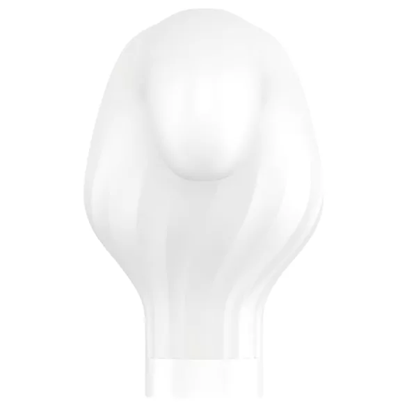 Satisfyer Double Wand-er - Vibrador massageador com controlo por app (branco)