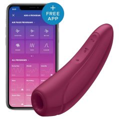   Satisfyer Curvy 1+ - estimulador clitoriano inteligente (vermelho)