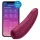 Satisfyer Curvy 1+ - estimulador clitóris sucção com app - silicone vermelho