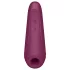 Satisfyer Curvy 1+ - estimulador clitóris sucção com app - silicone vermelho