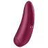Satisfyer Curvy 1+ - estimulador clitóris sucção com app - silicone vermelho